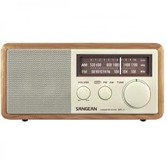 Sangean WR-11 WN Radio (MW/-UKW Tuner, LED, Stereo Kopfh�reranschluss) walnuss