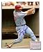 Greg Luzinski Philadelphia Phillies MLB Hand Signed 8x10 Photograph Away Jersey Swinging
