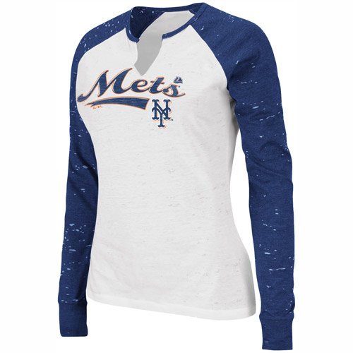 New York Mets Women's League Special Long Sleeve Raglan T-Shirt