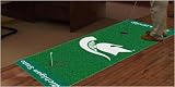 Michigan State Spartans Golf Putting Green Runner Mat
