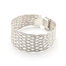 Silver Open Mesh Bracelet by Sarah Cavender