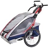 Chariot Carriers Inc CX2 Silver/Red/Navy, One Size