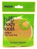 Swissco Loofah & Terry Facial Pad (Case of 6)