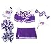 Cheerleading Uniforms - Build-A-Bear Workshop Purple Cheerleading Uniform 6 pc.