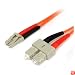 StarTech.com 2m Multimode 62.5/125 Duplex Fiber Patch Cable LC - SC (FIBLCSC2)