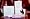 Express wedding stationery - mauve and white - place setting - 1 pack