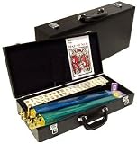 Black Leatherette Western Mah Jong Set