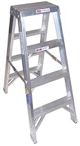 Werner T404 375-Pound Duty Rating Aluminum Multi-Use Twin Stepladder, 4-Foot