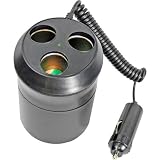 1-to-3 Cigarette Lighter Multiplier Ashtray Combo