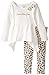 Calvin Klein Little Girls' Two-Piece Cream Tunic and Printed Legging Set