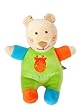 Bear Baby Rattle, Circus Collection-green