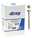 Kreg SPS-F150-1000 Pocket Hole Screws 1-1/2-Inch #6 Fine Pan-Head 1000ct