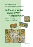 Produkt-Bild: Teilhabe in Zeiten versch&auml;rfter Ausgrenzung?: Kritische Beitr&auml;ge zur Inklusionsdebatte