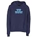 Sweatshirt Woman Navy Blue  Owned By Australian Cattle Dog  Dog