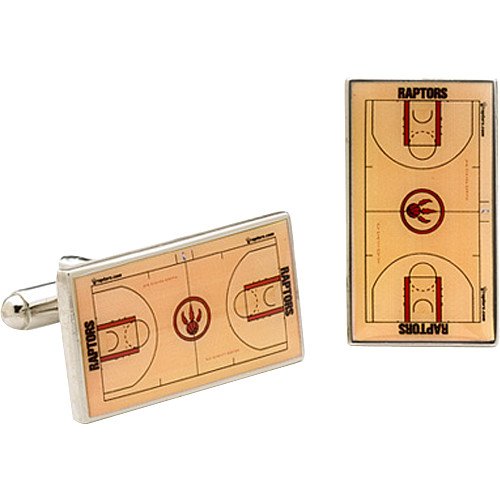 Green Shag Toronto Raptors Hardwood Cufflinks
