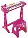 Bontempi Barbie Electronic Keyboard with Legs & Stool