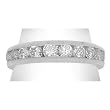 14K White Gold Diamond Band - 1.00 Ct.