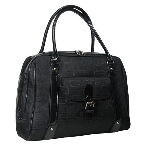 Damen Notebook-Tasche schwarz mit Zubehörfächern kompatibel zu HP Pavilion dv6 Serie, Notebooktasche, für Laptop