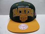 Mitchell and Ness NFL Green Bay Packers Arch 2 Tone Retro Snapback Cap