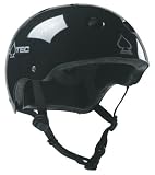 Protec Classic Helmet (Gloss Black, X-Large)