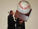 Dustin Pedroia Boston Red Sox Signed Autographed Baseball & Wood Case Authentic Certified Coa