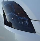 IMAGE OF Headlight Blackout Covers Film Ford Focus 2008 2009 2010 2011 - Static Cling On
