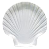 Excellanté Nautilus Collection 9-1/4 by 9.625-Inch Salad Plate, Two Tone Shell