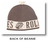 The Rolling STONES LOGO BROWN KNIT BEANIE Hat