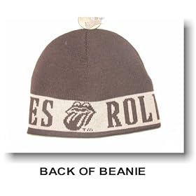 The Rolling STONES LOGO BROWN KNIT BEANIE Hat