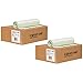 EcoSafe HB4248-85 Certified Compostable 55 Gallon Compostable Bags (2 boxes w/ 8 rolls in ea. box)