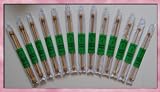 9 Single Point Bamboo Knitting Needles US Sizes 1-13