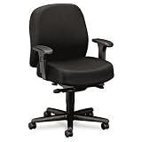Task Mid-Back Chair,32-1/4"x29-1/2"x43-1/2",Black