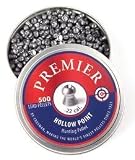 Crosman Premier .22 Cal, 14.3 Grains, Hollowpoint, 500/Tin