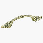 NATURAL ELEGANCE BP1330-O77 Amerock Natural Elegant Leaf Pull, 3-Inch Centers, Burnished Brass by Amerock