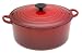 Le Creuset Enameled Cast-Iron 7-1 4-Quart Round French Oven, Cherry Red