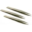 3 #00 Jeweler Tweezers Soldering Bead Watch Repair Tool