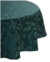 Lenox Holly Damask 70-Inch Round Tablecloth, Green