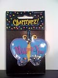 Missing You Butterfly Charmerz! Gift Tag, Zipper Pull, Doll or Bear Decoration with attaching chain (2 3/4