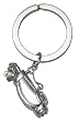 Sterling Silver Key Holder with Golf Bag