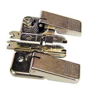Blum B174H 3mm Stamped Steel Frameless Clip Mounting Plates With Inserta Dowel by Blum