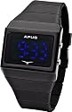 APUS Delta Black-Blue Montre LED pour Hommes Point Culminant de Design