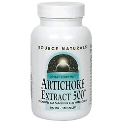 Source Naturals Artichoke Extract 500mg, 180 Tablets