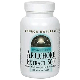 Source Naturals Artichoke Extract 500, 180 tablets