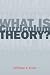 What Is Curriculum Theory? (Studies in Curriculum Theory) by William F. Pinar ISBN 0805848282