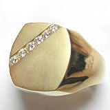14K Diamond Man's Ring