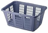 Rubbermaid 2965-85-BBFR Blue Rectangular Laundry Basket