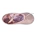 YYXR Toddler Girls Kids Classic Pale Apricot Canvas split-sole Ballet Slippers Dance Gymnastics Yoga Shoes Flats US Size 8.5M US Toddler