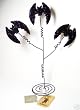 Wendy Addison Bats on a Stand Halloween Decoration
