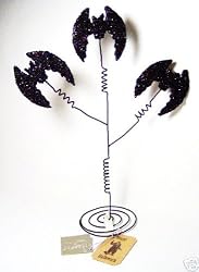 Wendy Addison Bats on a Stand Halloween Decoration