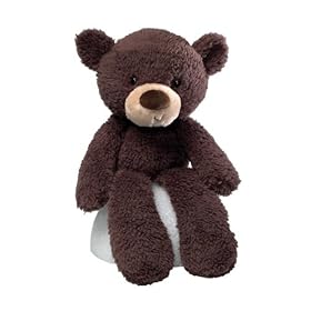  Gund Fuzzy Chocolate 13.5 inch Bear Plush